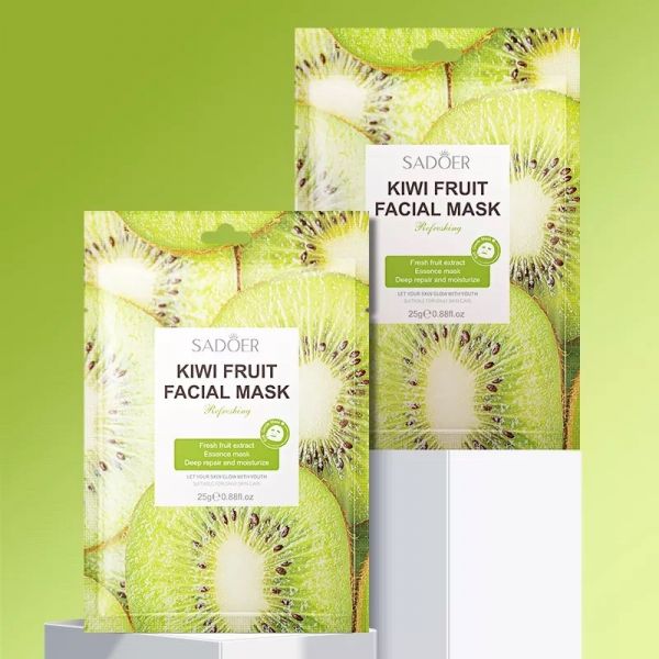 SADOER Nourishing face sheet mask with kiwi extract